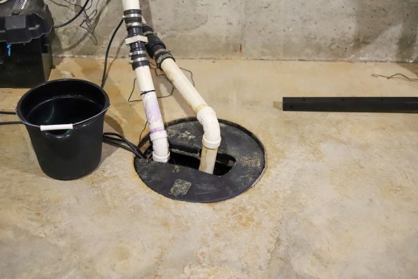 Basement Drainage Installation in San Rafael