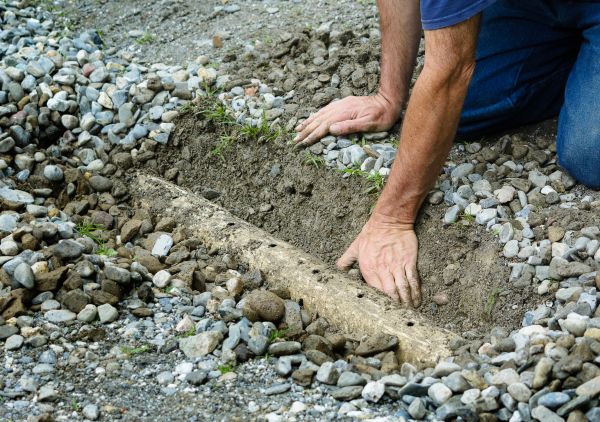 French Ditch Installation in San Rafael